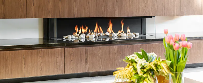 Double-height Fireplace Design Refurbishment in Alexandria, Virginia